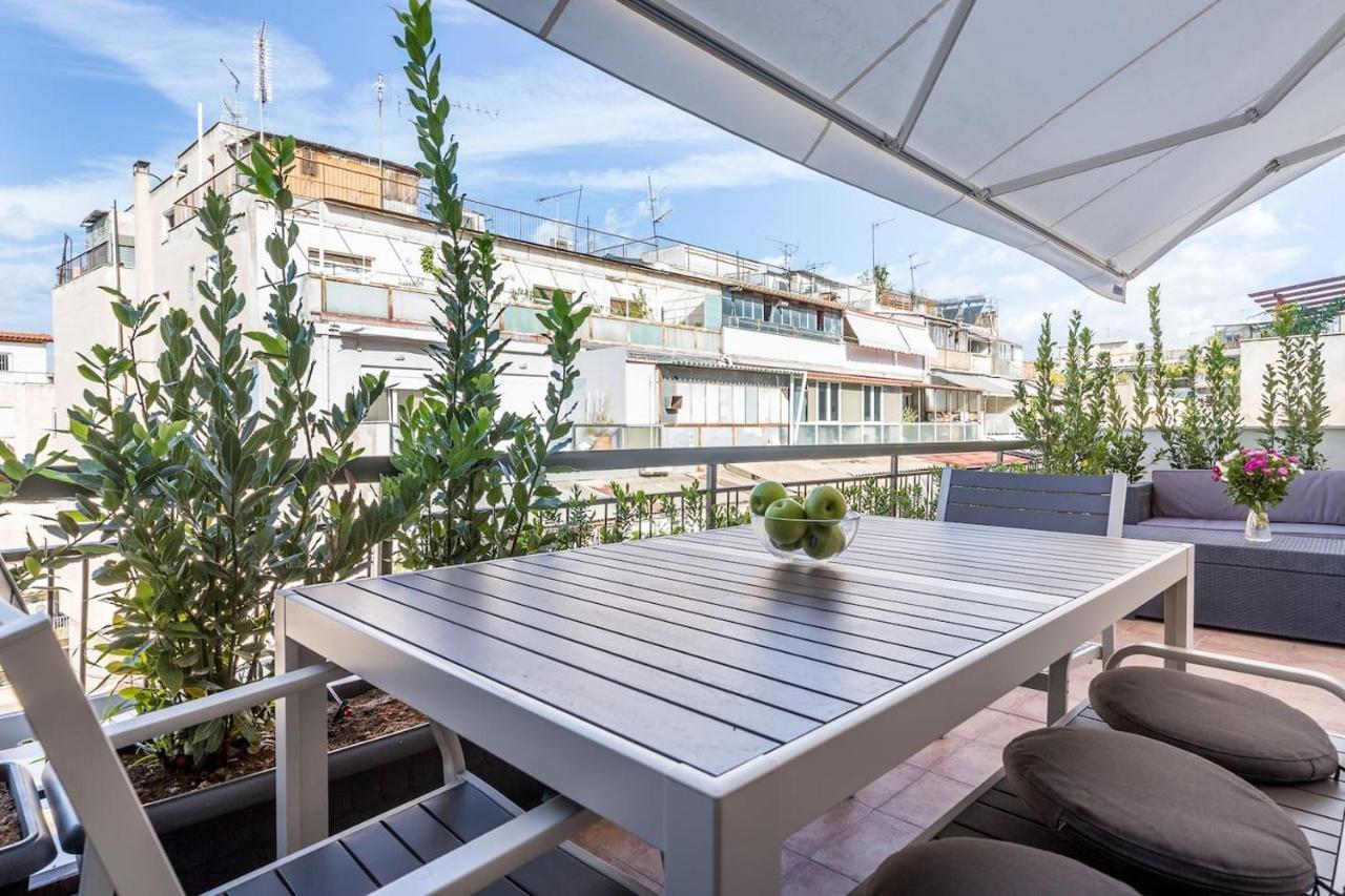 Syntagma Modern New Flat, Large Balcony With View Apartment Athena Bagian luar foto